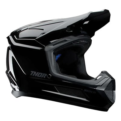 Casque cross enfant Thor Fleet Youth blackout glossy
