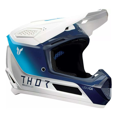 Casque cross enfant Thor Fleet Youth Storm white/navy