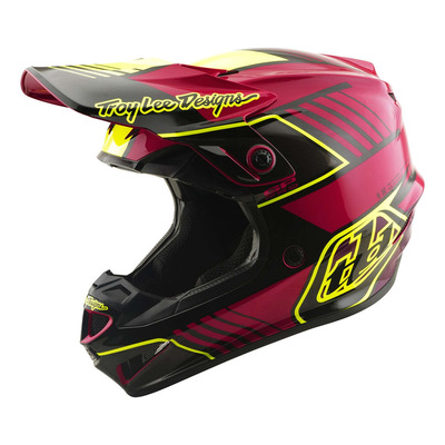 Casque cross enfant Troy Lee Designs GP Pro MIPS Segment fuschia