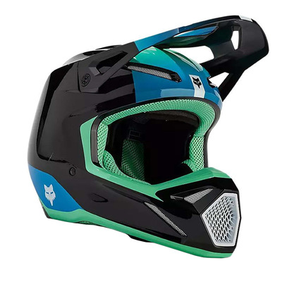 Casque cross Fox Racing V1 Ballast black/blue