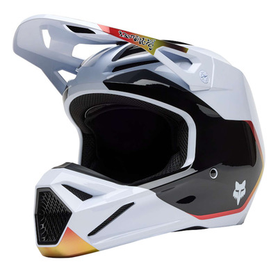 Casque cross Fox Racing V1 Hello Future white