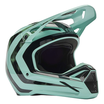 Casque cross Fox Racing V1 Kairos turquoise