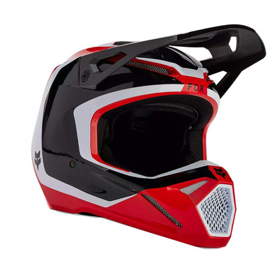 Casque cross Fox Racing V1 Nitro red fluo