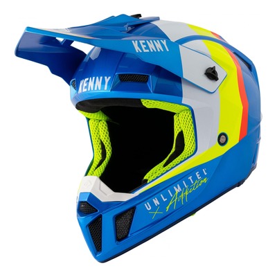 Casque cross Kenny Performance Graphic candy blue
