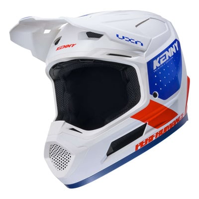 Casque cross Kenny Performance Graphic Flag shinny