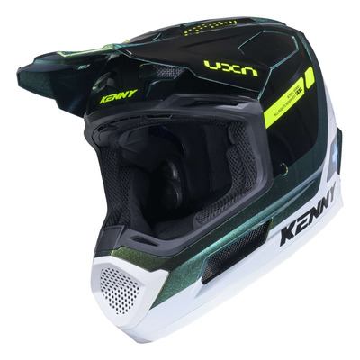 Casque cross Kenny Performance Graphic green diamond racing spe