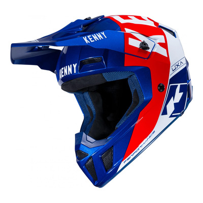 Casque cross Kenny Performance Graphic navy/rouge