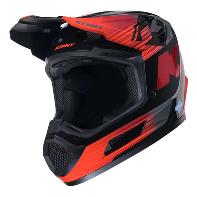 Casque cross Kenny Performance Graphic Orange Shinny