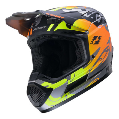 Casque cross Kenny Performance Steel matt