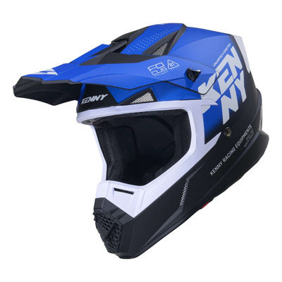 Casque cross Kenny Track Graphic Focus blue