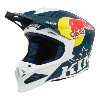 Casque cross Kini Red Bull MXC1 1.0 blue/white