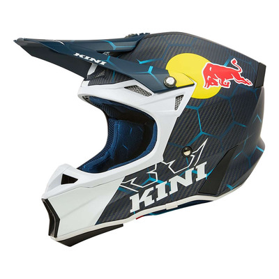 Casque cross Kini Red Bull MXC2 2.0 blue/white