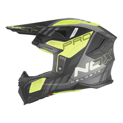Casque cross Nox N633 Storm noir mat/jaune