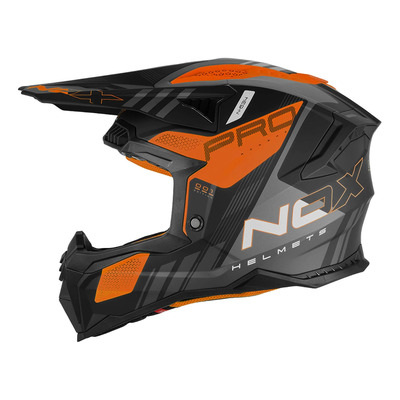 Casque cross Nox N633 Storm noir mat/orange
