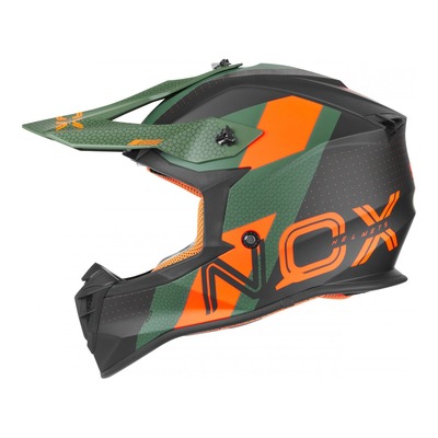 Casque cross Nox N633 Viper vert/orange