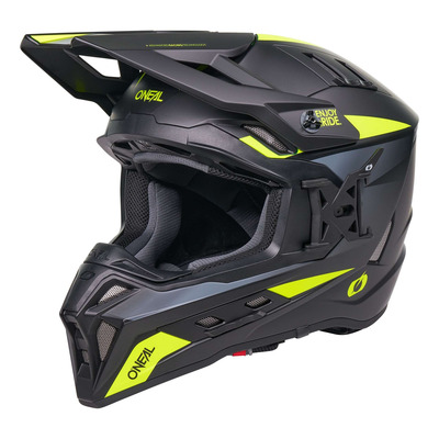 Casque cross O’Neal EX-SRS Magma black/neon yellow