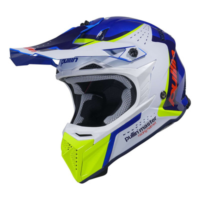 Casque cross Pull-In Graphic + Master blue