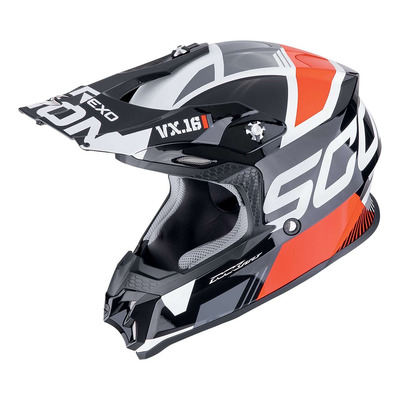 Casque cross Scorpion VX-16 Evo Air Analog black/red