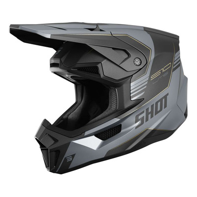 Casque cross Shot Lite S10 black/grey matt
