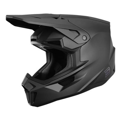 Casque cross Shot Lite Solid black matt