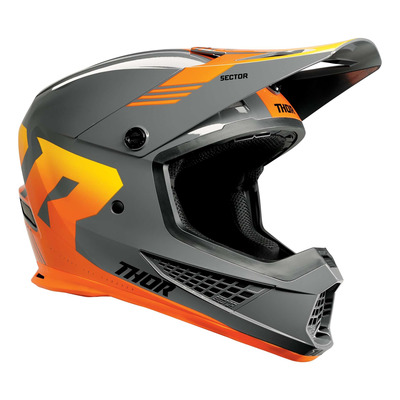 Casque cross Thor Sector 2 Carve charcoal/orange