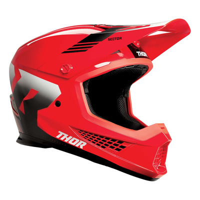 Casque cross Thor Sector 2 Carve red/white