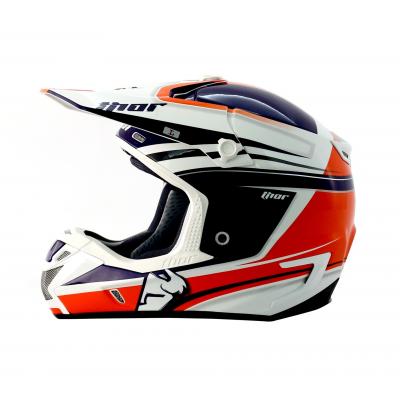 Casque Cross Thor Verge Flex Bleu/Orange