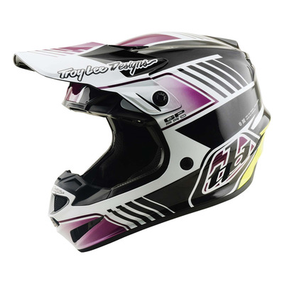 Casque cross Troy Lee Designs GP Pro MIPS Segment noir/violet