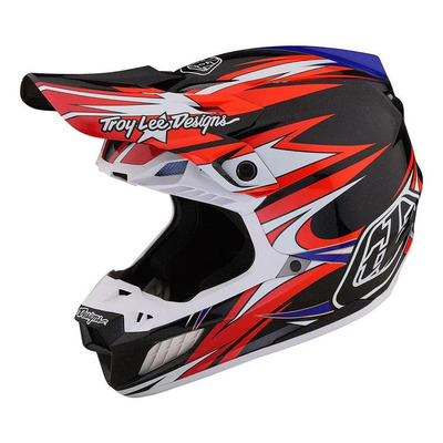 Casque cross Troy Lee Designs SE5 Composite Inferno red