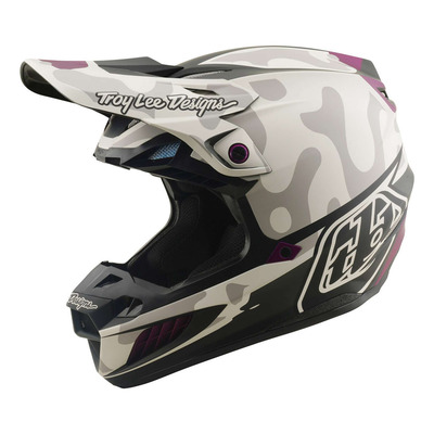 Casque cross Troy Lee Designs SE5 Composite MIPS Myth pumice