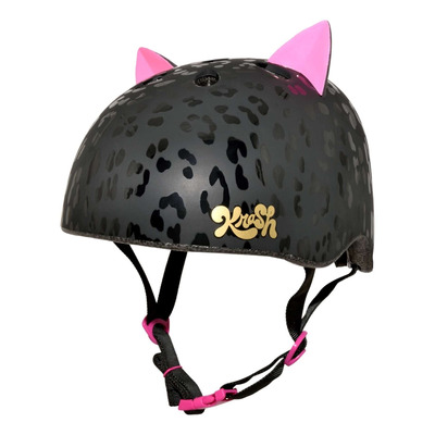 Casque enfant bol C-Preme Krash! Leopard Kitty noir