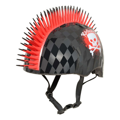 Casque enfant bol C-Preme Raskullz Skull Hawk noir/rouge