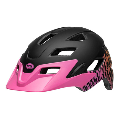 Casque enfant VTT Bell Sidetrack noir/rose