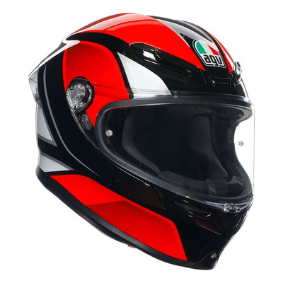 Casque intégral AGV K6 S MPLK Hyphen noir/rouge/blanc