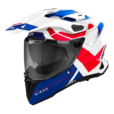 Casque intégral Airoh Commander 2 Reveal blue/red gloss