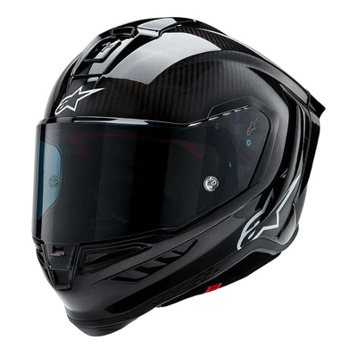 Casque intégral Alpinestars Supertech R10 Solid black carbon M1G