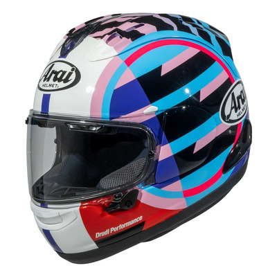 Casque intégral Arai RX-7V Evo Spectre cyan