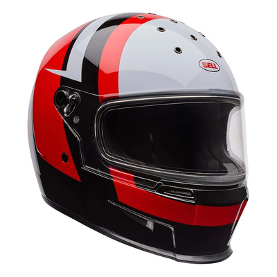 Casque intégral Bell Eliminator Sidetrack gloss red/black