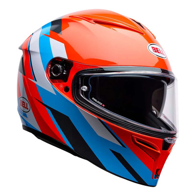 Casque intégral Bell Lithium Nova orange/blue