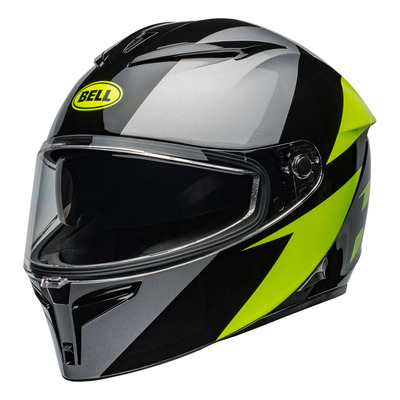 Casque intégral Bell Lithium Shear metallic gray/retina