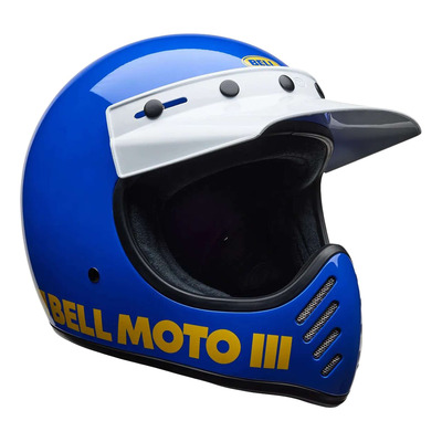 Casque intégral Bell Moto-3 Classic blue