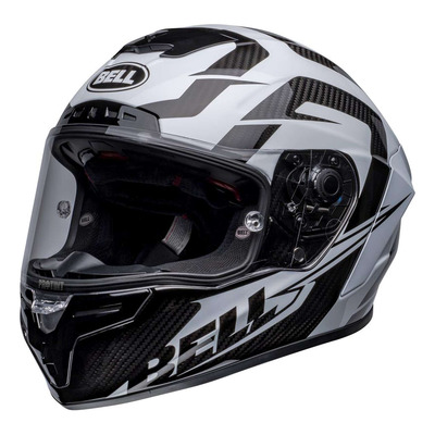 Casque intégral Bell Race Star Flex DLX Labyrinth blanc