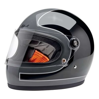 Casque intégral Biltwell Gringo S Tracket storm gray/black