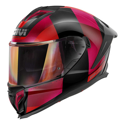 Casque intégral Givi 50.3 Quasar noir/bordeaux/rouge brillant
