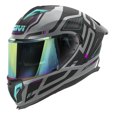 Casque intégral Givi 50.3 Quasar grey mat/fuschia/blue