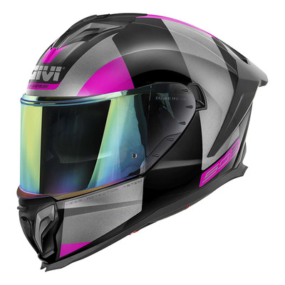 Casque intégral Givi 50.3 Vision titanium/fuschia brillant