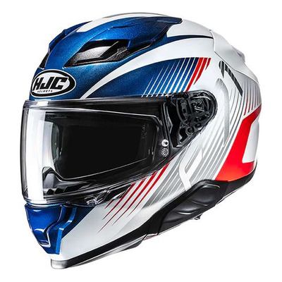 Casque intégral HJC F71 Catos MC21 bleu/blanc/rouge brillant