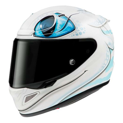 Casque intégral HJC RPHA12 Light Fury Universal blanc/bleu