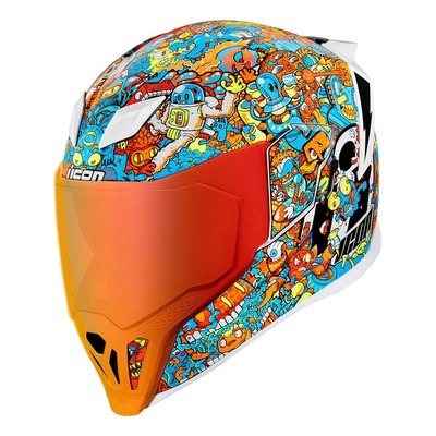 Casque intégral Icon Airflite™ MIPS Redoodle multicolore
