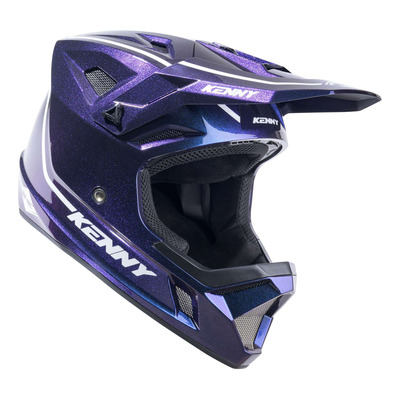 Casque intégral Kenny Decade Graphic Lunis violet